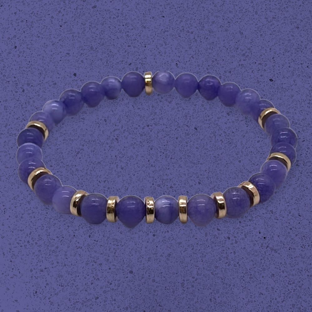 NWT Wool + Pepper Co. Sagittarius + Tanzanite Bracelet - Zodiac x Gemstone - Picture 11 of 12